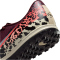 NIKE Mercurial Vapor 16 Academy NIKE United 3 TF Multinocken-Fußballschuhe 661 - burgundy crush/metallic silver 40