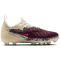 NIKE Jr. Phantom 6 Academy NIKE United 3 FG/MG Fußballschuhe Kinder 661 - burgundy crush/university red-fossil 32