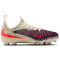 NIKE Jr. Phantom 6 Academy NIKE United 3 FG/MG Fußballschuhe Kinder 661 - burgundy crush/university red-fossil 32