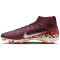 NIKE Mercurial Superfly 10 Academy NIKE United 3 FG/MG Fußballschuhe 661 - burgundy crush/metallic silver 36