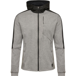 hummel hmlTROPPER Freizeit Kapuzenjacke Herren grey melange S