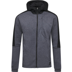 hummel hmlTROPPER Freizeit Kapuzenjacke Herren black iris melange S