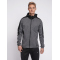 hummel hmlTROPPER Freizeit Kapuzenjacke Herren black iris melange S