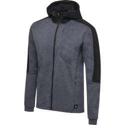 hummel hmlTROPPER Freizeit Kapuzenjacke Herren black iris...