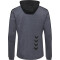 hummel hmlTROPPER Freizeit Kapuzenjacke Herren black iris melange L