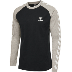 hummel hmlMARK langarm Freizeitshirt Herren black S
