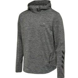 hummel hmlASTON Freizeit Hoodie Herren dark grey melange S