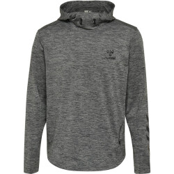 hummel hmlASTON Freizeit Hoodie Herren dark grey melange S