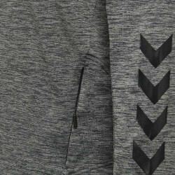 hummel hmlASTON Freizeit Hoodie Herren dark grey melange S