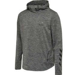 hummel hmlASTON Freizeit Hoodie Herren dark grey melange L