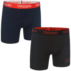 10er Pack Kappa Trunk Boxershorts 004 dunkelblau/anthrazit S