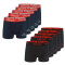 10er Pack Kappa Trunk Boxershorts 004 dunkelblau/anthrazit S