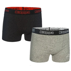 10er Pack Kappa Trunk Boxershorts 005 anthrazit/grau L