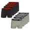 10er Pack Kappa Trunk Boxershorts 005 anthrazit/grau L
