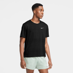NIKE Dri-FIT Miler kurzarm Laufshirt Herren...