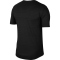 NIKE Dri-FIT Miler kurzarm Laufshirt Herren black/reflective silver XL