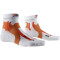 X-SOCKS Marathon Laufsocken arctic white/sunset orange 39-41