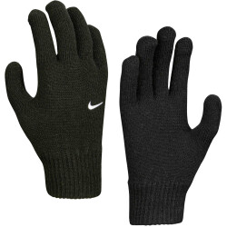 NIKE Swoosh Knit Strick-Handschuhe Kinder 010 black/white...