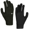NIKE Swoosh Knit Strick-Handschuhe Kinder 010 black/white S/M