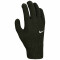 NIKE Swoosh Knit Strick-Handschuhe Kinder 010 black/white S/M