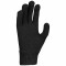 NIKE Swoosh Knit Strick-Handschuhe Kinder 010 black/white S/M
