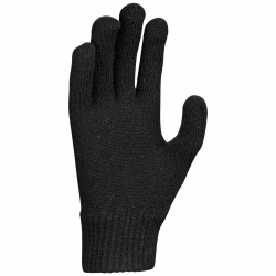 NIKE Swoosh Knit Strick-Handschuhe Kinder 010 black/white L/XL