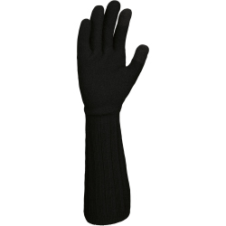 NIKE Damen Knit Winterhandschuhe 082 black/black/silver M/L