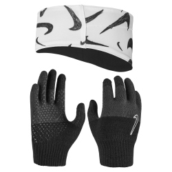 NIKE Hyperstorm Winter-Set Stirnband+Handschuhe Kinder...