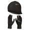 NIKE Essential Running Dri-FIT Laufset M&uuml;tze + Handschuhe Herren 082 black/black/silver S/M
