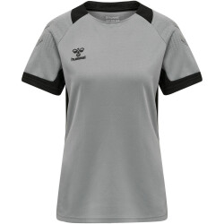 hummel LEAD kurzarm Polyester Trikot Damen grey melange S