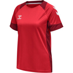hummel LEAD kurzarm Polyester Trikot Damen true red XS