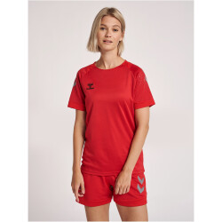 hummel LEAD kurzarm Polyester Trikot Damen true red M