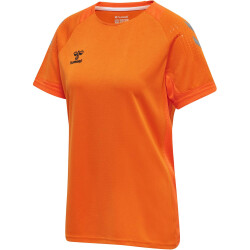 hummel LEAD kurzarm Polyester Trikot Damen orange tiger XS