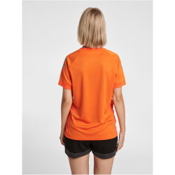 hummel LEAD kurzarm Polyester Trikot Damen orange tiger L