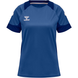 hummel LEAD kurzarm Polyester Trikot Damen true blue L
