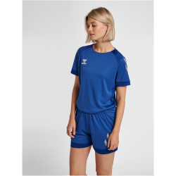 hummel LEAD kurzarm Polyester Trikot Damen true blue L
