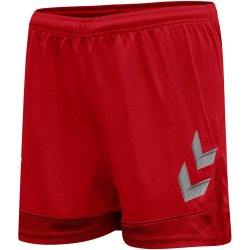 hummel LEAD Damen Polyester Shorts true red XS