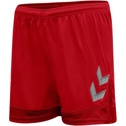 hummel LEAD Damen Polyester Shorts true red S