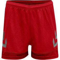 hummel LEAD Damen Polyester Shorts true red S