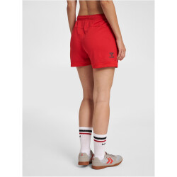 hummel LEAD Damen Polyester Shorts true red S