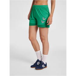 hummel LEAD Damen Polyester Shorts jelly bean XS