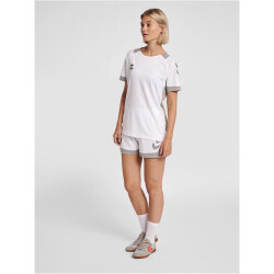 hummel LEAD Damen Polyester Shorts white XS