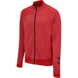 hummel LEAD Polyester Zip Jacke true red S