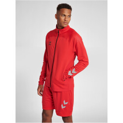 hummel LEAD Polyester Zip Jacke true red XL