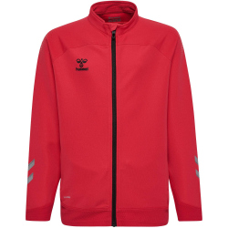 hummel LEAD Polyester Zip Jacke Kinder true red 116