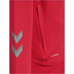 hummel LEAD Polyester Zip Jacke Kinder true red 116