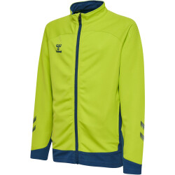 hummel LEAD Polyester Zip Jacke Kinder lime punch 116