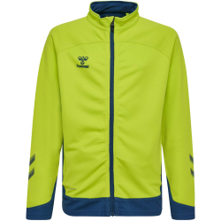 hummel LEAD Polyester Zip Jacke Kinder lime punch 128