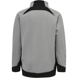 hummel LEAD 1/2-Zip Pullover Kinder grey melange 116
