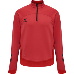hummel LEAD 1/2-Zip Pullover Kinder true red 116
